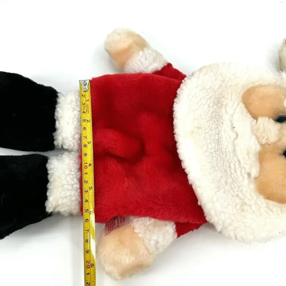 3D Santa Stocking Vintage 1988 Made by Fairview Christmas Decor